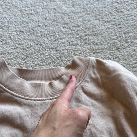 Anine Bing Beige Crewneck Sweater - Picture 8 of 9